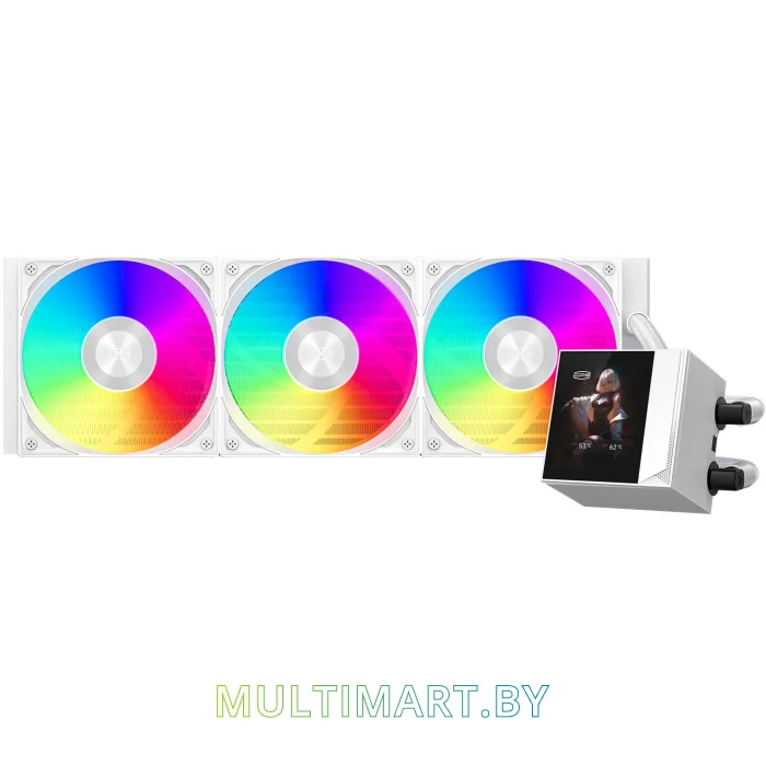 Кулер PCCooler DC360 Pro ARGB Display (белый)